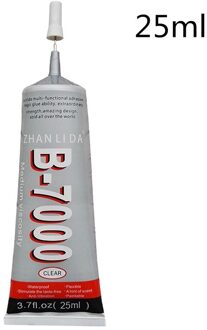 Multifunctionele B7000 Transparante Sterke Lijm Super Lijm Lijm Voor Sieraden Strass Glas Mobiele Telefoon Schoenen Reparatie 25ml