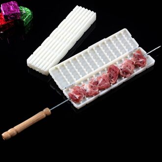 Multifunctionele Barbecue String Artefact Dragen Voedsel Vlees Groente Slijtage Snaar Apparaat Spies Voor Rundvlees Varkensvlees Maker Bbq Koken Tool