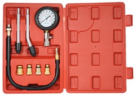 Multifunctionele Benzinemotor Compressie Tester Auto Benzine Gas Motor Cilinder Manometer Tester 0-300psi