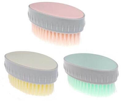 Multifunctionele Borstel Huishoudelijke Borstel Ovale Krachtige Borstel Voor Vloer/Schoenen/Kleding/Mat Schoonmaken triple