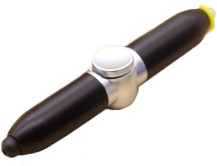 Multifunctionele Briefpapier Decompressie Vingertop Gyro Balpen leuke LED Lichtgevende Balpennen kid Student licht pen