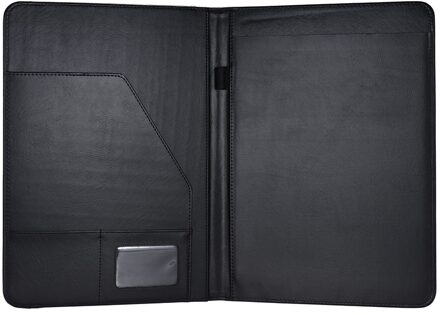 Multifunctionele Business Portfolio Padfolio Map Document Case Organizer A4 PU Leer met Visitekaarthouder Memo Note Pad