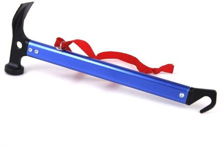 Multifunctionele Camping Mallet Hamer Voor Haringen (Rood) blauw