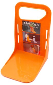 Multifunctionele Creatieve Kofferbak Opbergdoos Vaste Partitie Auto Plastic Baffle Effen Baffle Terug Auto Kofferbak Vaste Rack Holder Oranje