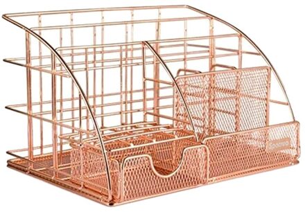 Multifunctionele Desktop Opbergdoos Met Pen Houder Papier Opbergdoos En Bureau Lade Opbergdoos Voor Kantoor Slaapkamer