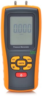 ! multifunctionele Digitale Drukmanometer USB Interface (Kan verbinden met PC) En Batterij-indicator Functie