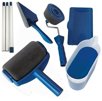 Multifunctionele Diy Kwast Roller Borstel Handvat Tool Huishoudelijke Hoek Borstels Thuis Kantoor Kamer Muur Multifunctionele Handgereedschap