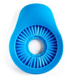 Multifunctionele Draagbare Maïs Komkommer Aardappel Borstel Plastic Milieuvriendelijke Groente Fruit Tool Borstel Keuken Accessoires blauw