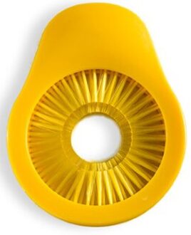 Multifunctionele Draagbare Maïs Komkommer Aardappel Borstel Plastic Milieuvriendelijke Groente Fruit Tool Borstel Keuken Accessoires geel