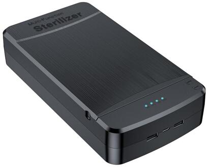 Multifunctionele Draagbare Mobiele Ultraviolet Desinfectie Doos Intelligente Sterilisatie Uv Desinfectie zwart