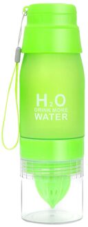 Multifunctionele Draagbare Outdoor Citroen Oranje Juicer Cup Reizen Handmatige Juicer Fles Fruitpers Keuken Juicer Bot Fles groen