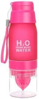 Multifunctionele Draagbare Outdoor Citroen Oranje Juicer Cup Reizen Handmatige Juicer Fles Fruitpers Keuken Juicer Bot Fles Roze