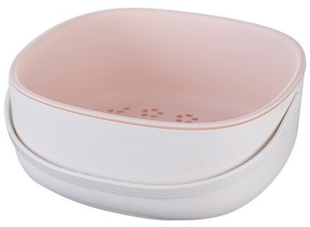 Multifunctionele Dubbele Laag Afvoer Mand Filter Keuken Afvoer Opbergdoos Plastic Fruit Groente Opslag Mand Container roze groot
