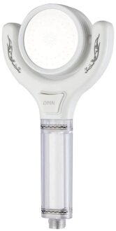 Multifunctionele Dubbelzijdige Douchekop Water Saving Ronde Booster Bad Douche Filter Hoge Druk Handheld Handdouche Filter katoen