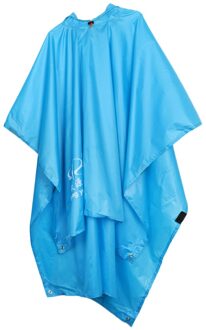 Multifunctionele Een Stuk Poncho Regenjas Mat Waterdichte Regenjas Cover Mat blauw