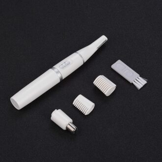 Multifunctionele Elektrische Neus Trimmer Vrouwen Scheerapparaat Wol Apparaat Veiligheid Batterij Operated 2 In 1 Oor Haar Scheermes Wenkbrauw Shaper P42