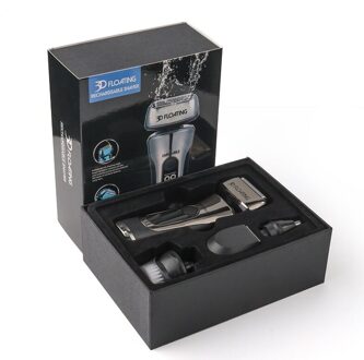 Multifunctionele Elektrische Scheerapparaat, Vergeldende Scheermes Oplaadbare Scheren Hoofd Tondeuse En Neus Tondeuse Set