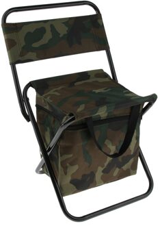 Multifunctionele Folding Camping Vissen Stoel Kruk Rugzak Met Koeler Geïsoleerde Picknick Tas