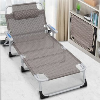 Multifunctionele Folding Lounge Stoel Thuis Kantoor Dutje Bed Eenvoudige Fauteuil Draagbare Kamp Strand Bed