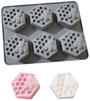 Multifunctionele Food Grade Silicone Mold Cirkel Gat Honingraat Cake Chocolade Zeep Mold Mould Voor Bevroren Magnetron 24.5x18x3CM