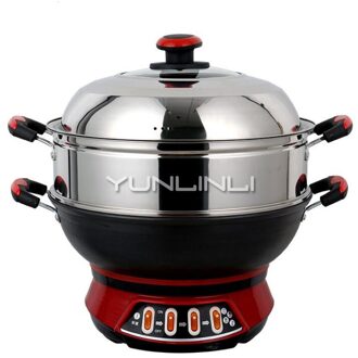 Multifunctionele Fornuis 2100 W Grote Power Elektrische Stoomboot Huishoudelijke Multifunctionele Koken Pot