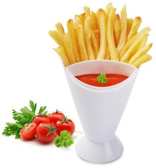 Multifunctionele Frieten Saus Dompelen Cup Keuken Restaurant Aardappel Salade Tool Servies Diverse Saus Ketchup Jam Dip Cup