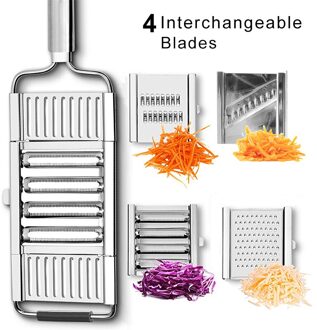 Multifunctionele Groentesnijder Rvs Rasp Cutter Fruit Dunschiller Shredders Groenten Cutter Keuken Accessoires reeks B