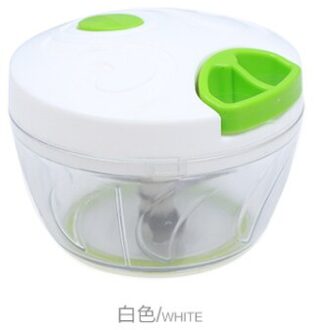 Multifunctionele Hand Held Plantaardige Shredder Slicer Cutter Krachtige Handmatige Trekken Voedsel Chopper wit