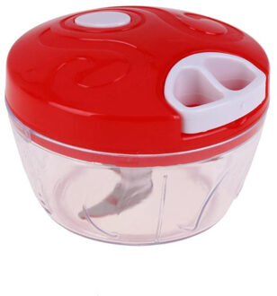 Multifunctionele Handleiding Voedsel Chopper Huishoudelijke Keukenmachine Handleiding Vlees Machine Crusher Chopper Vlees Machine Crusher Blender wit