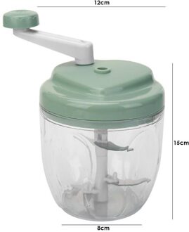 Multifunctionele Handmatige Vleesmolen Plantaardig Voedsel Shredder Cutter Hand Schudden Pull Touw Chopper Vleesmolen Keuken Gadget Crusher groen