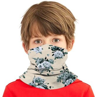 Multifunctionele Hoofd Sjaal Neck Cover Voor Jongens Meisjes Zon Bescherming Bandana Hoofddoek Rijden Ring Wraps Wasbare Fietsen