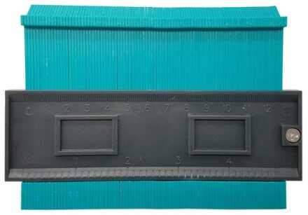 Multifunctionele Houtbewerking Gereedschap Plastic Vorm Contour Duplicator Profiel Gauge Betegelen Laminaat Tegels Rand Vormgeven Blauw