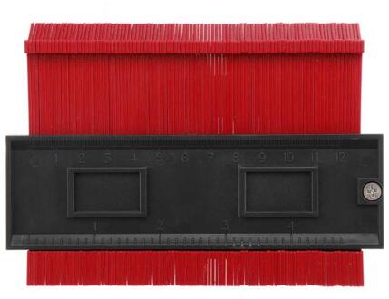 Multifunctionele Houtbewerking Gereedschap Plastic Vorm Contour Duplicator Profiel Gauge Betegelen Laminaat Tegels Rand Vormgeven Rood