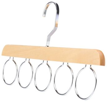 Multifunctionele Houten Sjaal Closet Organizer Hanger Ties Riemen Sjaals Houder Rack