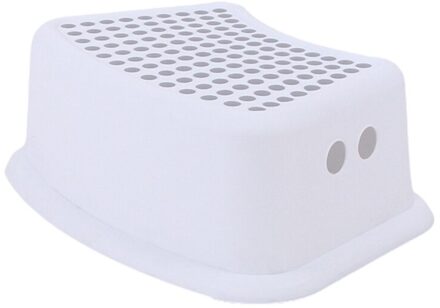 Multifunctionele Huishoudelijke Antislip Plastic Ladder Badkamer Woonkamer Kruk Q84D grijs