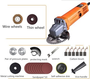 Multifunctionele Huishoudelijke Haakse Slijper Polijsten Elektrische Kleine Snijmachine B