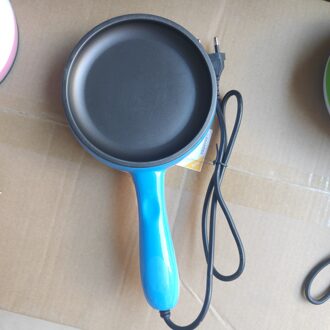 Multifunctionele Huishoudelijke Mini Ei Omelet Pannenkoek Gebakken Biefstuk Elektrische Koekenpan Non-stick Gekookt Eierkoker Stoomboot Eu Ons Blauw