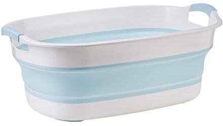 Multifunctionele Huishoudelijke Schoonmaakmiddelen Bassins Inklapbare Emmers Gereedschap Outdoor Camping Picknick Toerisme Accessoires Levert Producten blauw