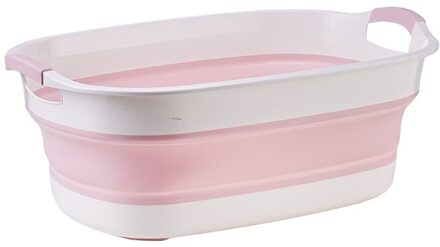 Multifunctionele Huishoudelijke Schoonmaakmiddelen Bassins Inklapbare Emmers Gereedschap Outdoor Camping Picknick Toerisme Accessoires Levert Producten roze