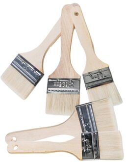 Multifunctionele Huishouden Outdoor Kwast Verschillende Grootte Houten Handvat Aquarel Borstels Voor Acryl Olieverf Art T8NA