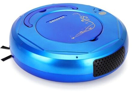 Multifunctionele Intelligente Automatische Smart Robotic Oplaadbare Droog Sweep Stofzuiger Robot Thuis Vloer Vegen Thuis Blauw