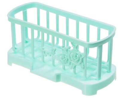 Multifunctionele Keuken Afvoer Rack Plank Zuignap Gootsteen Kom Mand Spons Houder Keuken Badkamer Organizer groen
