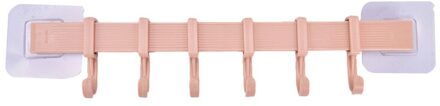 Multifunctionele Keuken Opslag Haak Houder 6 Haken Muur Deur Holder Hanger Rack