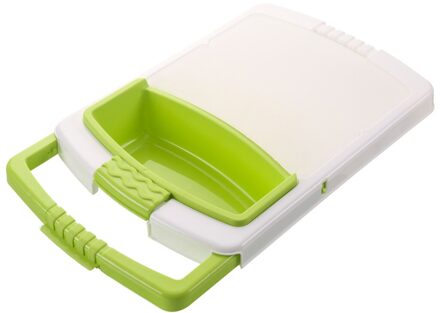 Multifunctionele Keuken Snijplank 3 In 1 Opslag Mand Groente Fruit Afvoer Rack Huishoudelijke Spoelbak Voedsel Rack WF9021140