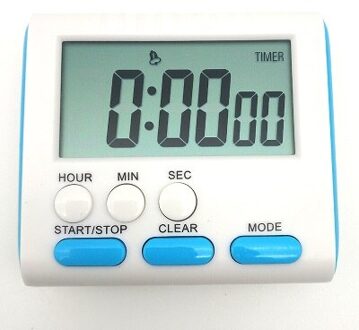 Multifunctionele Keuken Timer Wekker Thuis Koken Praktische Levert Kok Voedsel Gereedschappen Keuken Accessoires 2 Kleuren Blauw