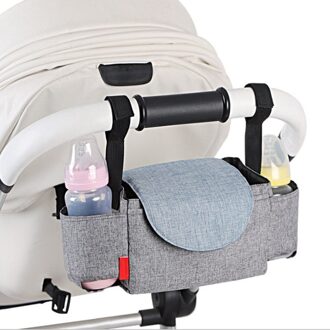 Multifunctionele Kinderwagen Opbergtas Kinderwagen Water Fles Organizer Bag Opknoping YH-17 grijs