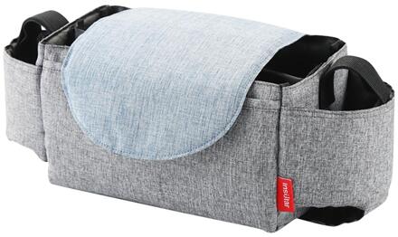 Multifunctionele Kinderwagen Opknoping Opbergtas Baby Fles Water Cup Zak Kinderwagen Opknoping Zak Opknoping Zak Draagbare grijs