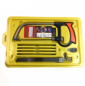 Multifunctionele Kleine Ijzerzaag Metaalzaagbeugel Met Stalen Zaagblad Timmerwerk Draad Handzaag Pak