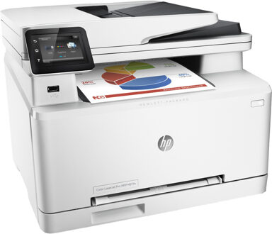 Multifunctionele kleurenlaserprinter HP Color LaserJet Pro MFP M277n A4 Printen, Scannen, Kopiëren, Faxen LAN, ADF