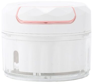 Multifunctionele Knoflookpers Handleiding Gember Knoflook Crusher Chopper Voor Vlees Fruit Groente Snijder Keuken Accessoires wit